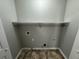 Spacious laundry room with tile flooring and hookups for a washer and dryer at 675 Stonebridge Loop, Lithonia, GA 30058