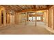 Unfinished basement with wood frame construction ready to be customized at 10765 Shallowford Rd, Roswell, GA 30075