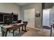 Functional home office with a large desk, closet storage, and an adjacent doorway at 1120 Bentwater Dr, Acworth, GA 30101
