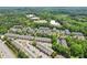 Aerial view of the community featuring well-maintained townhomes and convenient parking in a green surrounding at 4216 Stillwater Dr, Duluth, GA 30096