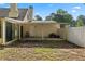 Private backyard patio with room for outdoor seating is perfect for relaxation and entertaining at 710 Crab Orchard Ct, Roswell, GA 30076