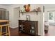 Dining room buffet and decor with a view of the living room at 710 Crab Orchard Ct, Roswell, GA 30076