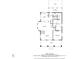 Detailed floor plan showing the layout of the first floor, highlighting the kitchen, living room, and primary bedroom at 1402 Sw Belmont Sw Ave, Atlanta, GA 30310