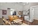 Spacious living room showcasing hardwood floors, stylish furniture, and modern decor at 1402 Sw Belmont Sw Ave, Atlanta, GA 30310