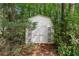 Outdoor storage shed surrounded by trees and greenery at 1824 Mcclung Rd, Hiram, GA 30141