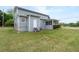 Backyard featuring house with screen porch and back entrance at 100 Fairview Dr, Stockbridge, GA 30281