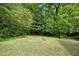 Large backyard features well-maintained lawn and provides serene outdoor space at 2078 Marshalls Se Ln, Atlanta, GA 30316