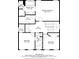 Detailed second floor plan featuring bedrooms, bathrooms, and a spacious hall layout at 2078 Marshalls Se Ln, Atlanta, GA 30316