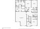 Detailed floor plan showcasing layout of bedrooms, bathrooms, closets and laundry room on the second floor at 7455 Easton Valley Ln, Cumming, GA 30028