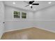 Bright bedroom with a ceiling fan, recessed lighting, and natural light from a window at 1839 Belcher Pl, Austell, GA 30168