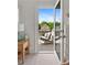 View of outdoor balcony with seating and greenery, providing a tranquil view at 6575 Eli Davis Rd, Cumming, GA 30040