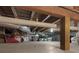 Clean, unfinished crawl space with concrete floor, wrapped duct work, and wood beams at 6575 Eli Davis Rd, Cumming, GA 30040