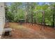 Backyard view with swing set at 1495 Old Hunters Lake Dr, Marietta, GA 30062