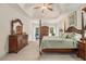 Spacious main bedroom features a trey ceiling and large windows at 1495 Old Hunters Lake Dr, Marietta, GA 30062