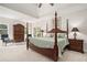 Spacious main bedroom features a trey ceiling and large windows at 1495 Old Hunters Lake Dr, Marietta, GA 30062