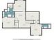 Second floor plan displaying bedrooms, sitting room, and attic layout with dimensions at 1495 Old Hunters Lake Dr, Marietta, GA 30062