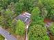 Aerial view of the home's roof, trees, and lawn at 1145 Kingston Drive, Atlanta, GA 30342