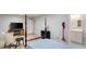 Inviting bedroom featuring a cozy bed, fireplace, and an ensuite bathroom, offering comfort and convenience at 1434 Churchill Way, Marietta, GA 30062