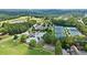 Comprehensive aerial view featuring a pool, tennis courts, and golf course within the community at 2135 Glenfield Trce, Cumming, GA 30041