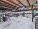 Vast workshop or garage area featuring high ceilings, ample lighting, and storage space at 4445 Moon Station Nw Ln, Acworth, GA 30101