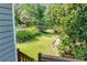 Serene backyard with vibrant greenery and lush landscaping at 558 Auburn Rd, Auburn, GA 30011