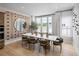 Elegant dining room showcasing a modern table, stylish chairs, and decorative accents at 1432 Wicker Wood Se Pl # 9, Smyrna, GA 30080