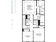 Upstairs floor plan features primary bedroom, primary bath, two additional bedrooms, and laundry room at 1432 Wicker Wood Se Pl # 9, Smyrna, GA 30080