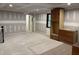 Kitchen under construction with new cabinets, and room for appliances at 2256 Mack Rd, Douglasville, GA 30135