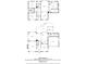 Schematic floor plans for both the first and second floors showcasing the home's design and layout at 2308 Littlebrooke Dr, Dunwoody, GA 30338