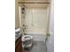 Bathroom with shower and toilet at 133 Titan Rd, Stockbridge, GA 30281
