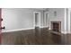 A fireplace and beautiful hardwood floors create a charming living space at 960 Byron Sw Dr, Atlanta, GA 30310