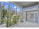 A lovely screened-in porch with outdoor views at 960 Byron Sw Dr, Atlanta, GA 30310