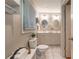 Neutral bathroom features double sinks, new fixtures, and ample counter space at 1145 Arbordale Dr, Decatur, GA 30033