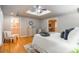 The main bedroom includes a skylight, hardwood floors, and ensuite bathroom at 1145 Arbordale Dr, Decatur, GA 30033