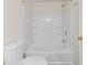 Clean white bathtub and shower combination at 274 Paden Cove Trl, Lawrenceville, GA 30044