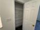View of the walk-in pantry, with metal shelving, located in the house at 2887 Royal Blf, Decatur, GA 30030