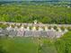 Aerial shot of a quiet neighborhood with green spaces and well-kept homes at 1867 Willoughby Dr, Buford, GA 30519
