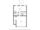 Layout of floor plan features a bedroom, bath, hall, utility, garage, and deck at 2122 Pembroke Dr, Brookhaven, GA 30319