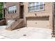 Attached garage with a brick staircase, offering convenient access and a seamless blend of functionality and design at 2122 Pembroke Dr, Brookhaven, GA 30319