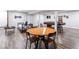 Finished basement with a ping pong table, lounge area, and table at 5925 Old Bill Cook Rd, South Fulton, GA 30349