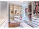 Custom walk-in closet with built-in shelving, drawers, and ample storage space at 5925 Old Bill Cook Rd, South Fulton, GA 30349