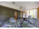 Relaxing screened porch with furniture and outdoor view at 633 Iris Rd, Pine Lake, GA 30072