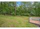 Spacious backyard featuring a wooden deck, grassy lawn and mature trees at 1786 Richard Ne Rd, Conyers, GA 30012