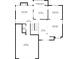 Here is a floor plan that shows the layout of the rooms on the first floor at 2002 Fairbrook Ln, Woodstock, GA 30189