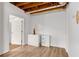 Clean basement featuring modern cabinetry and door leading to other spaces at 3106 Soldier Trl, Marietta, GA 30068