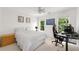 Bright bedroom with carpeting, light walls, and two windows with exterior views at 3106 Soldier Trl, Marietta, GA 30068