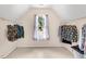 Bright closet with white wire shelving and window overlooking the yard and street at 3106 Soldier Trl, Marietta, GA 30068