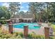 Beautiful community pool with ample seating and lounging space for relaxing and enjoying sunny days at 3358 Stovehill Se Ct, Marietta, GA 30067