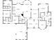 Detailed floor plan with the dimensions of each room at 5560 Stoneleigh Dr, Suwanee, GA 30024