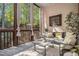 Relaxing sunroom with comfortable seating, outdoor views, and a serene atmosphere at 3025 Woodwalk Se Dr # 17, Atlanta, GA 30339